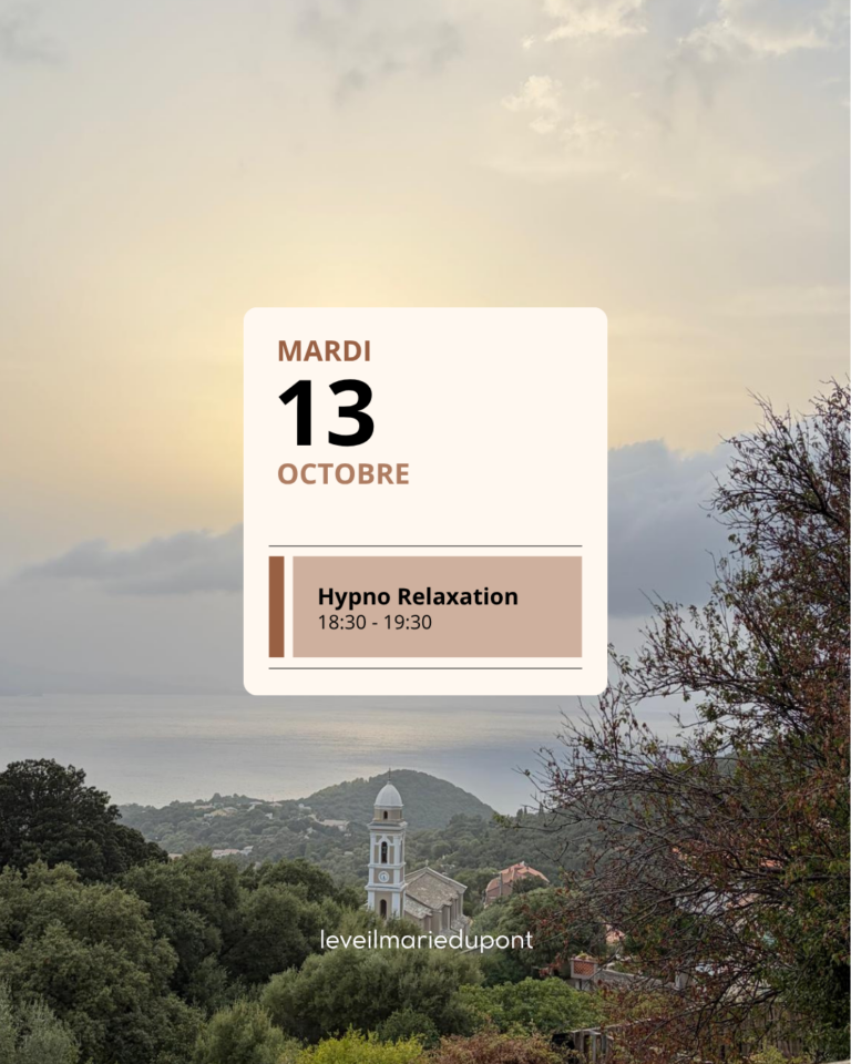 Hypno-Relaxation Octobre Marie Dupont le havre